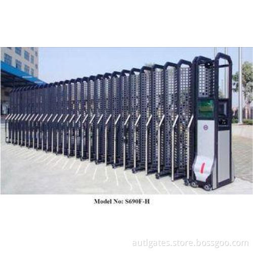 Automatic Electric Retractable Gate With Mesh Up To 2.5m He
